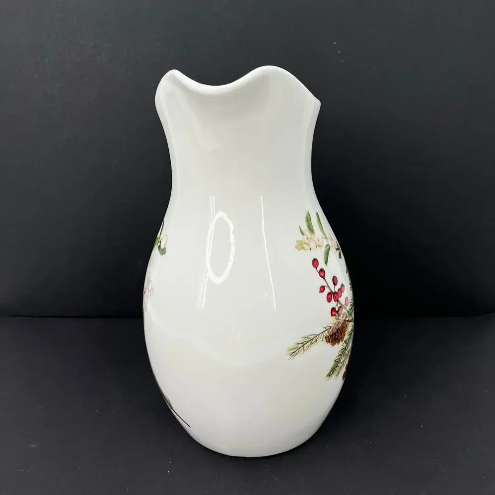 Williams Sonoma Woodland Berry Pinecone pitcher